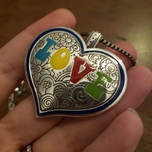 Brighton Large Heart Pendant Valentines Day Gift Love